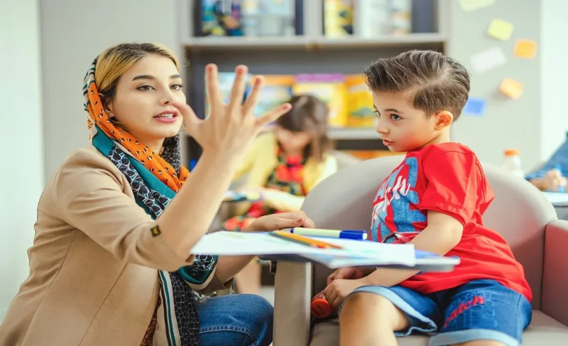 Parent responding calmly when children stop talking about school after the day ends