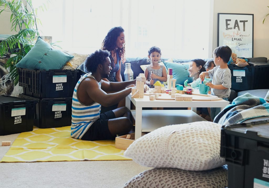 Family meetings helping children understand the weekly family routine