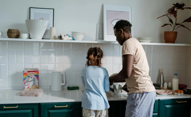 Night before routine helping a family prepare for easier school mornings