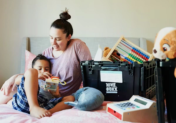 Night before routine helping a family prepare for easier school mornings