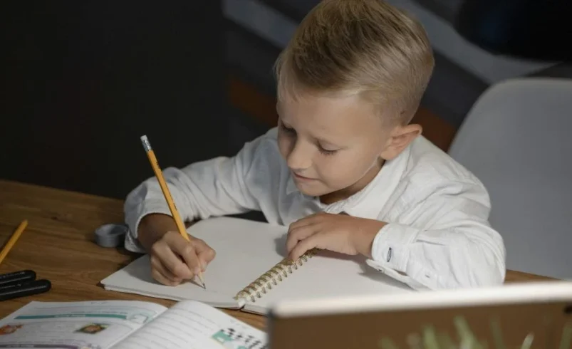 Child showing why children avoid starting homework after school