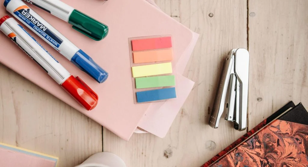 Organized setup that helps when children forget school items during busy mornings