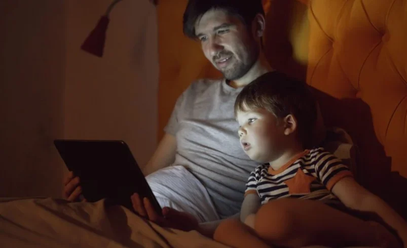 Child asking for screen time during a tired or in-between part of the day