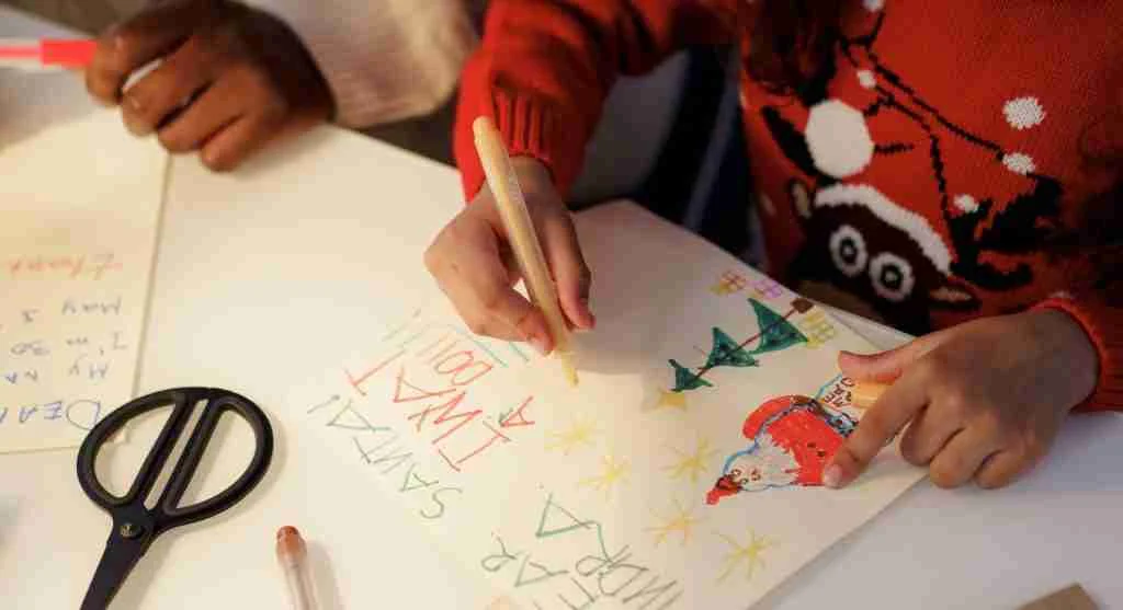 Handwritten note used by a child to begin a difficult family conversation